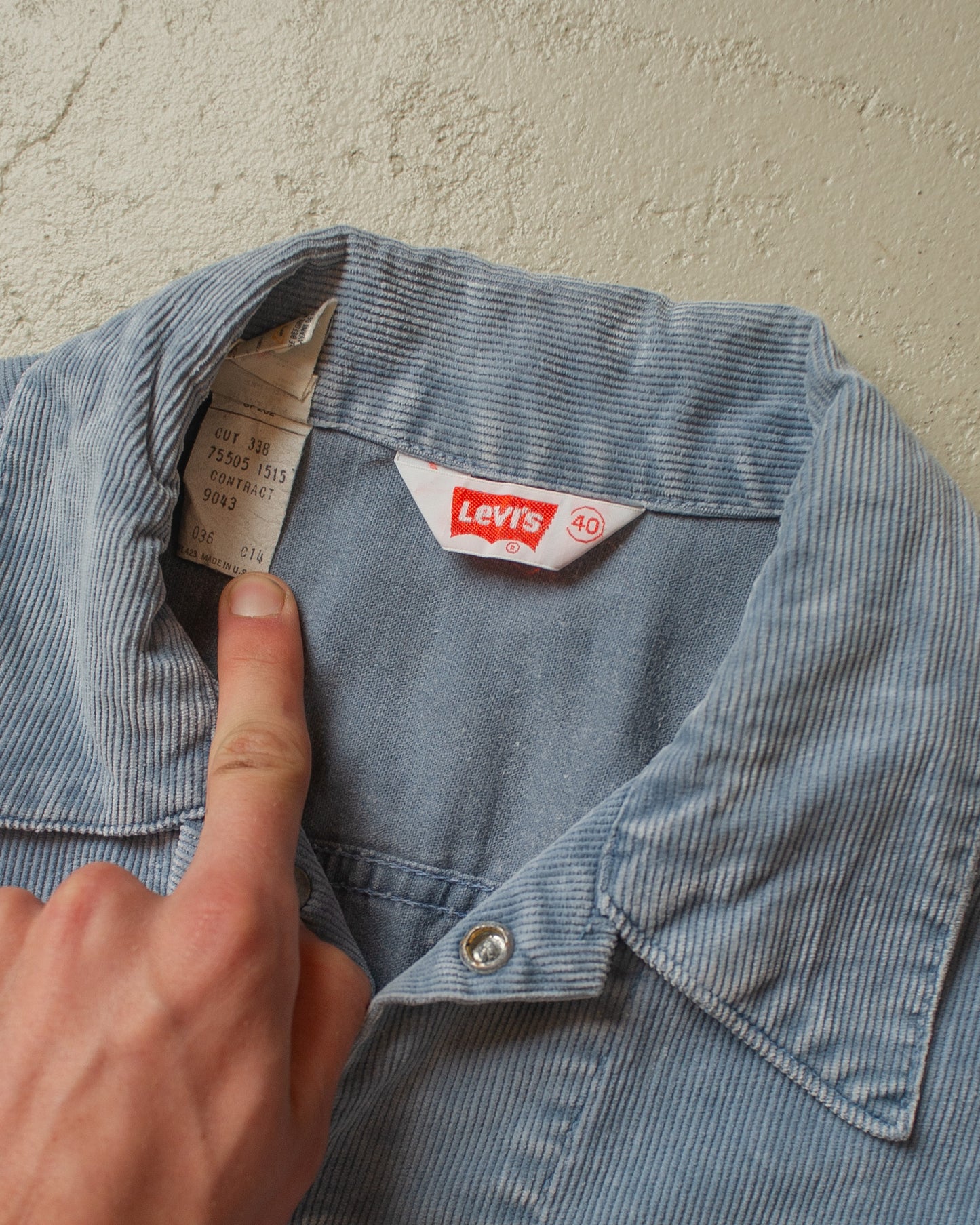1970s Levi´s Corduroy Jacket blue - M/L