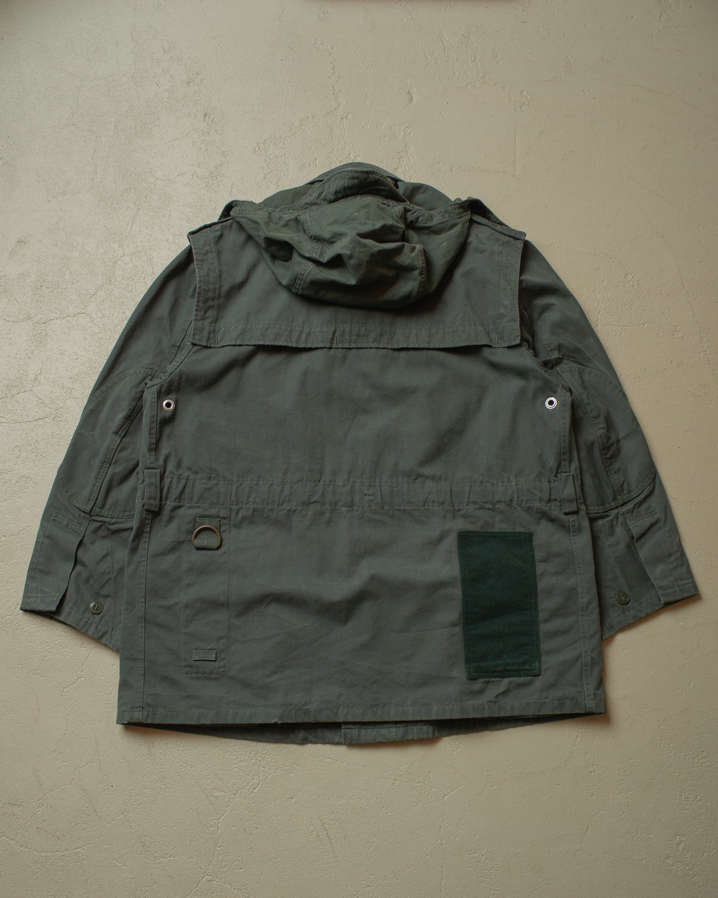 1960s Hooded Utility Jacket green - L/XL