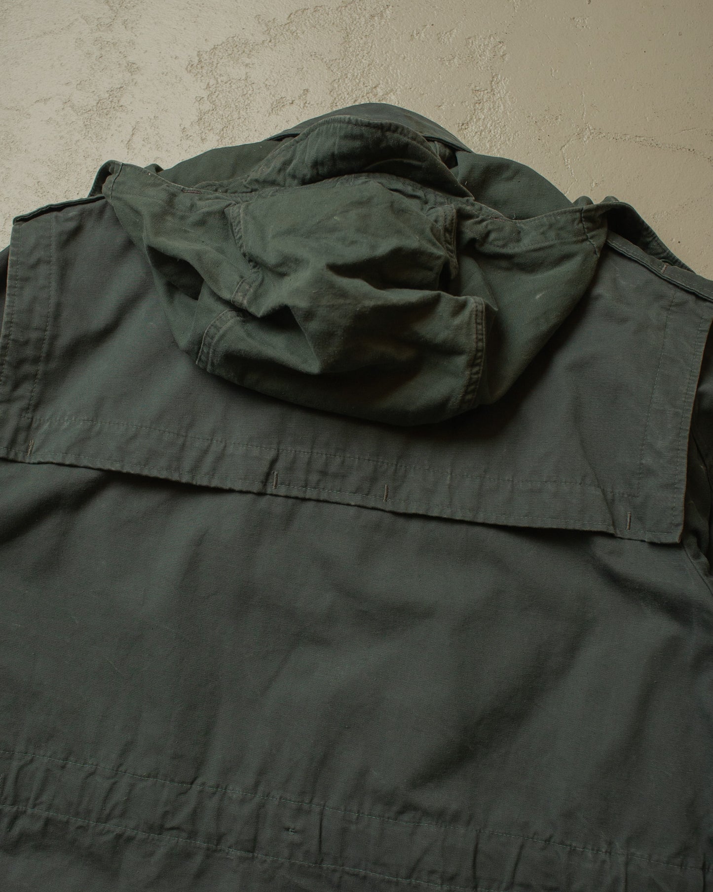 1960s Hooded Utility Jacket green - L/XL