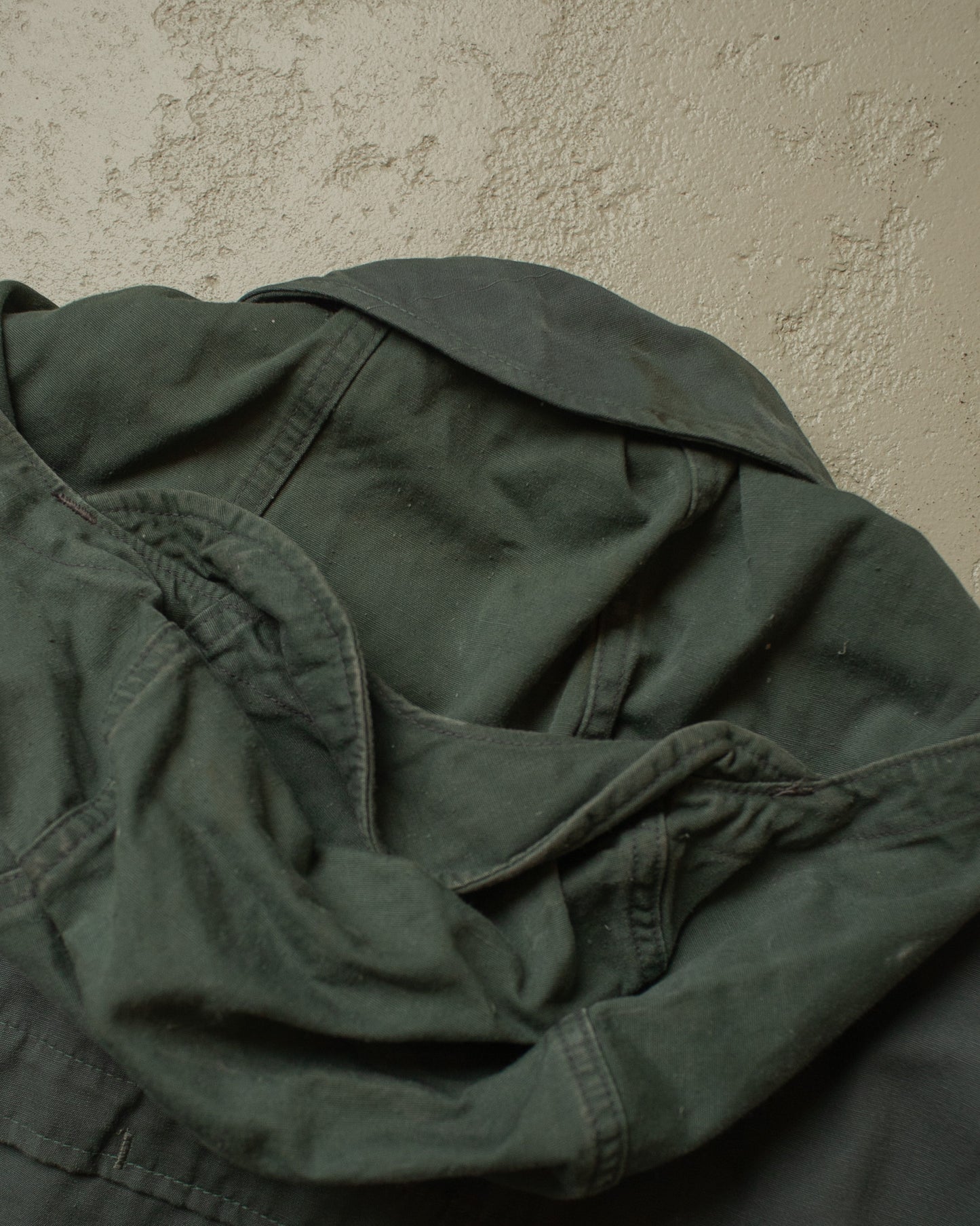 1960s Hooded Utility Jacket green - L/XL