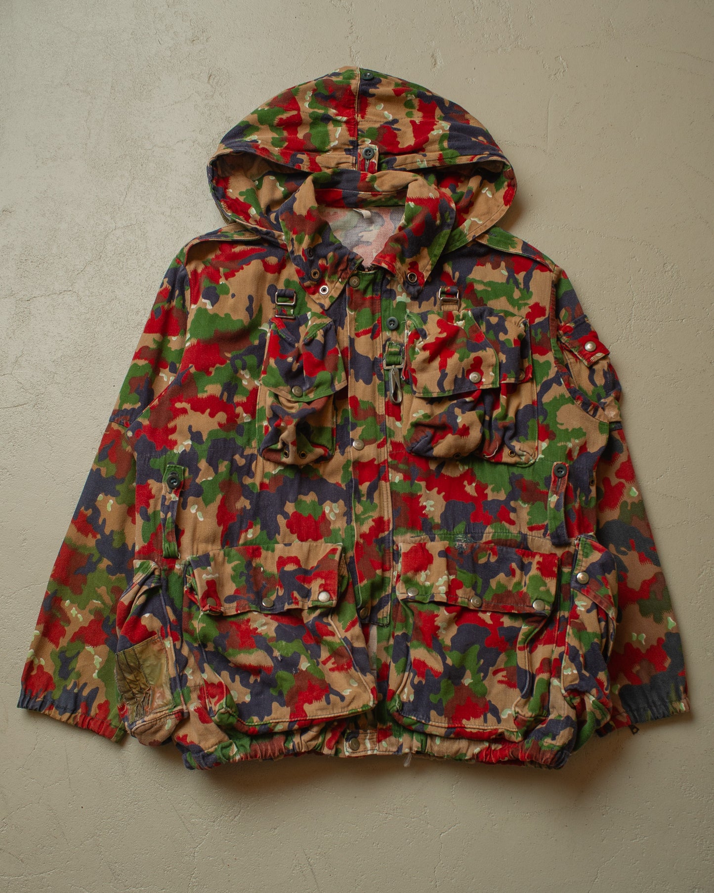 1970s/80s Swiss Army Alpentarn Camouflage Jacket - XL