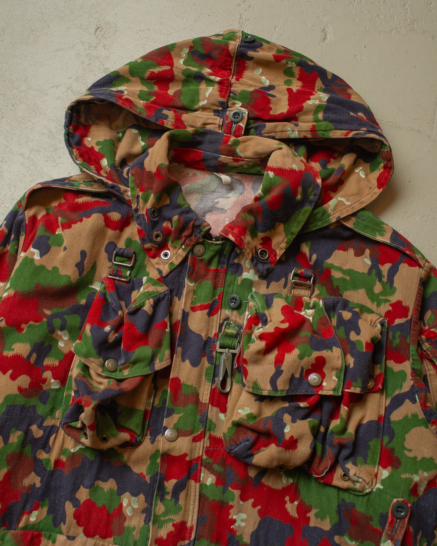 1970s/80s Swiss Army Alpentarn Camouflage Jacket - XL