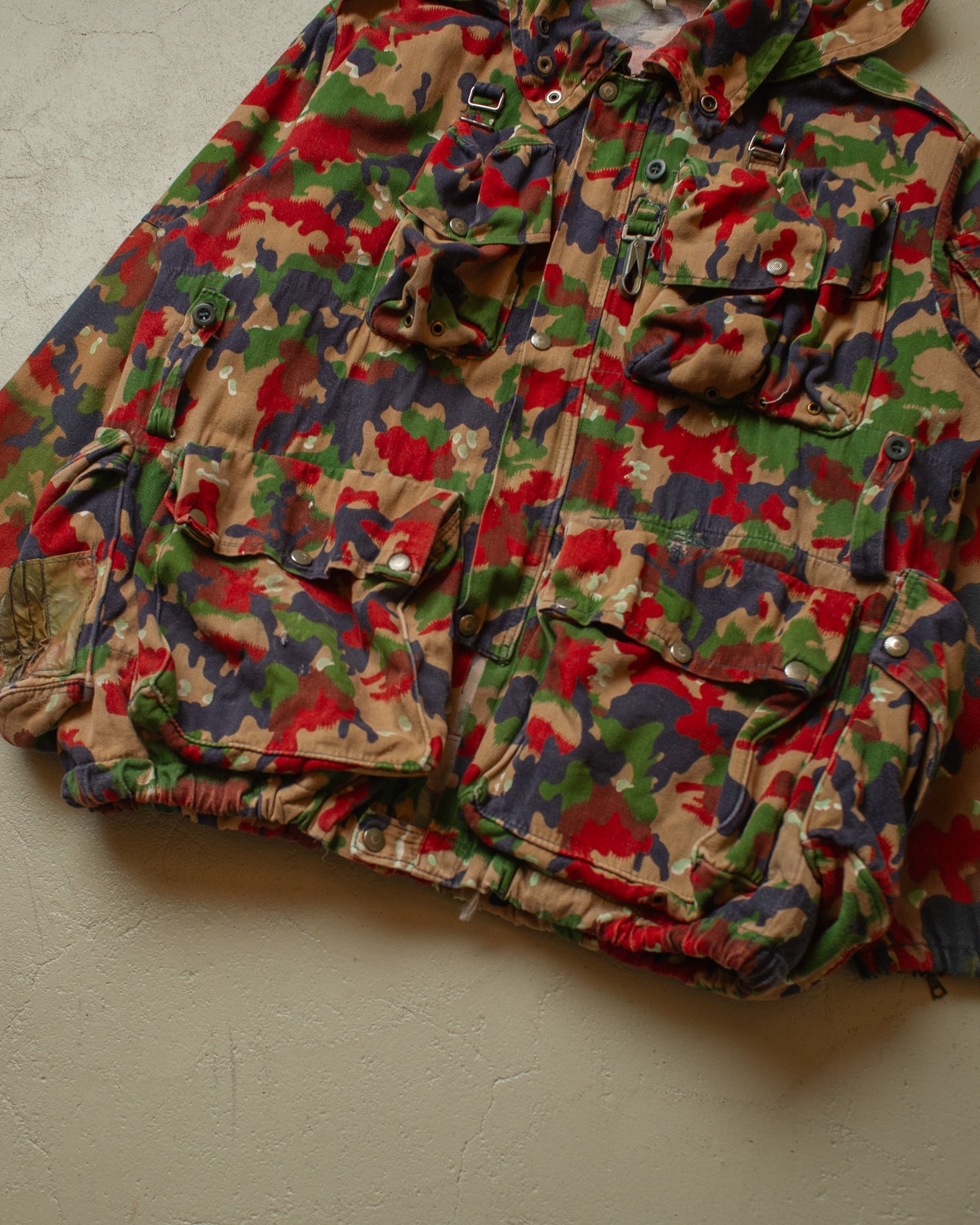 1970s/80s Swiss Army Alpentarn Camouflage Jacket - XL