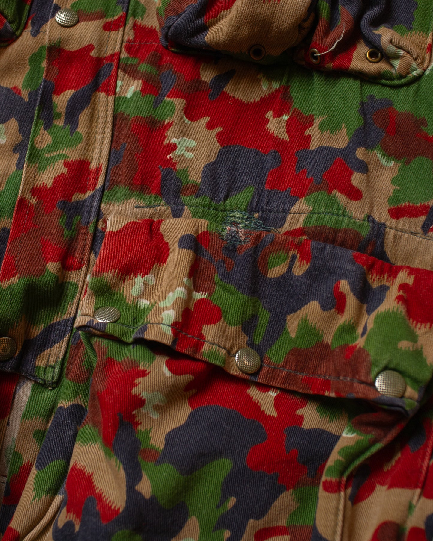1970s/80s Swiss Army Alpentarn Camouflage Jacket - XL