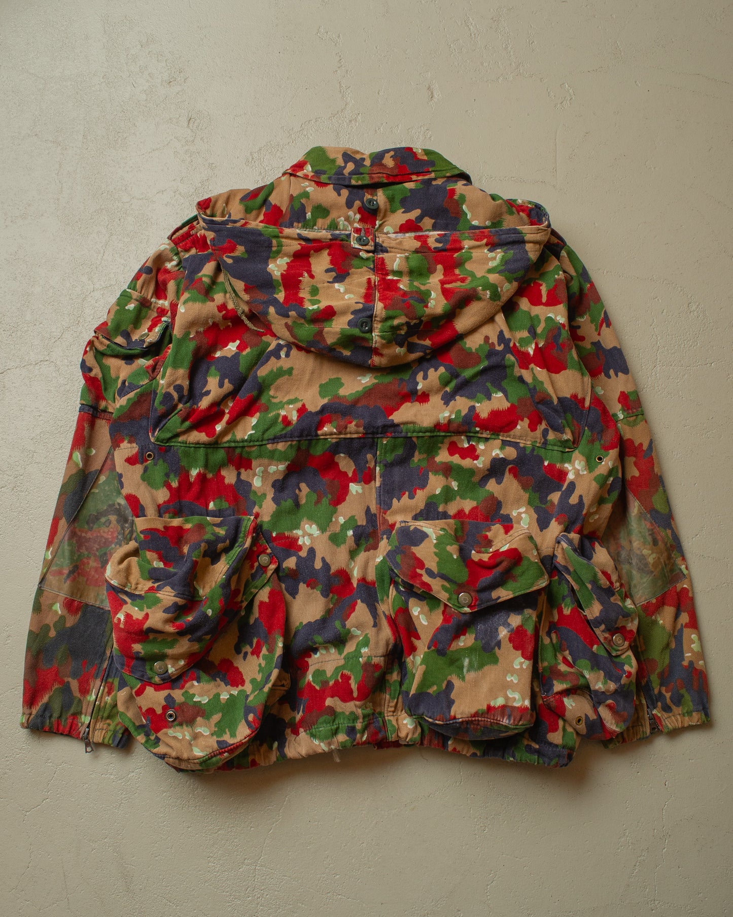 1970s/80s Swiss Army Alpentarn Camouflage Jacket - XL