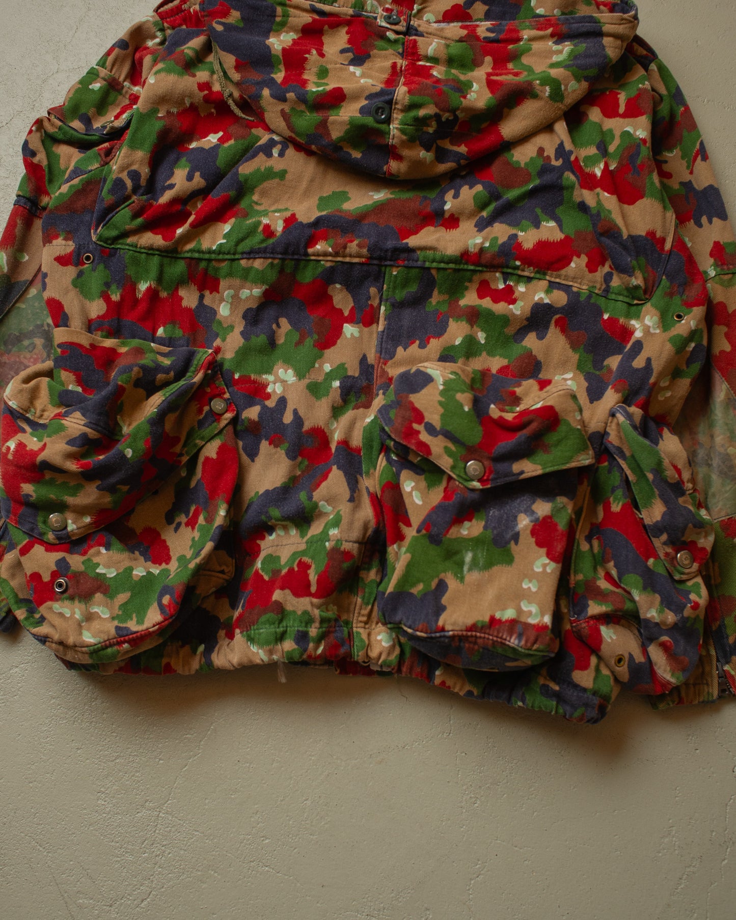1970s/80s Swiss Army Alpentarn Camouflage Jacket - XL