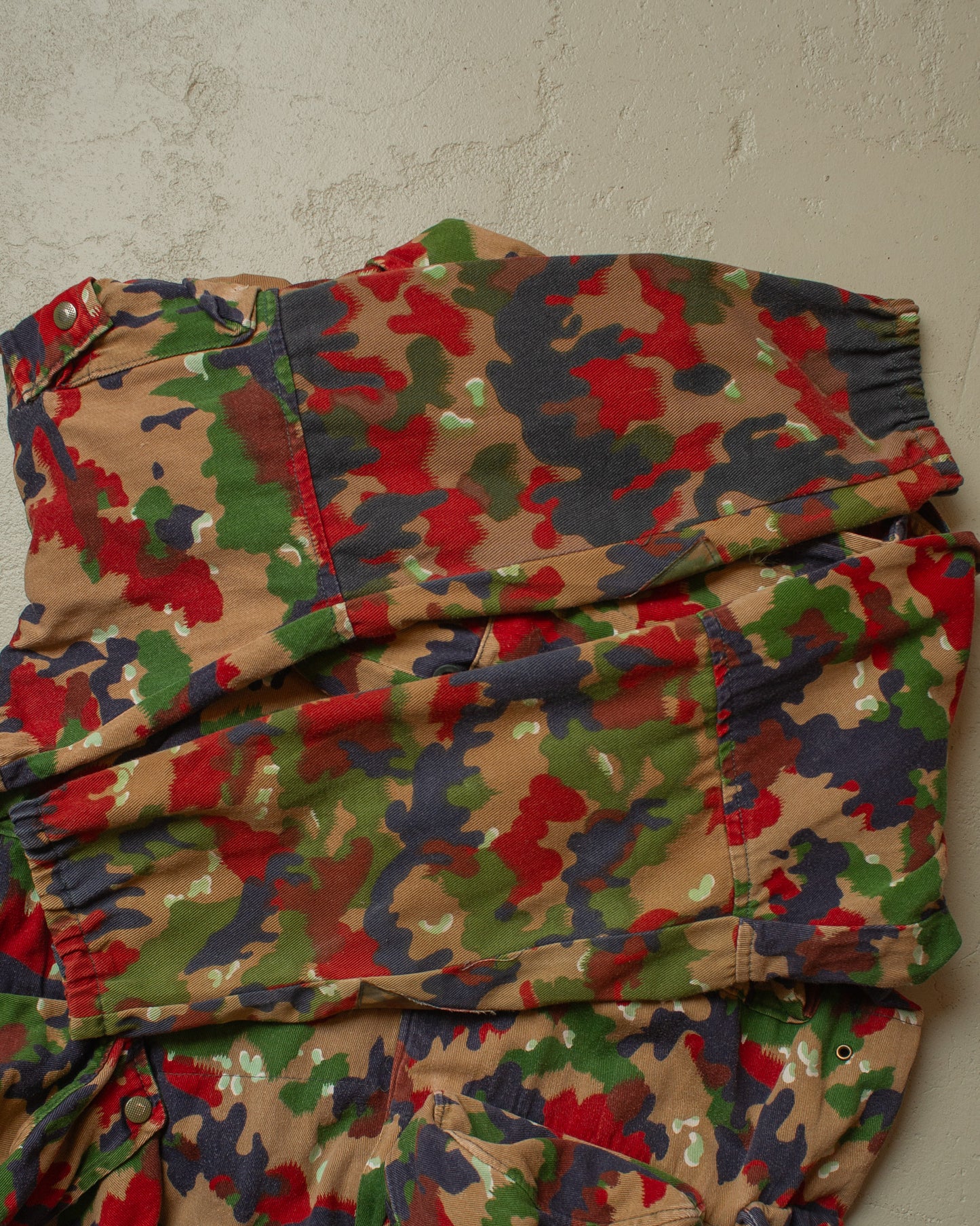 1970s/80s Swiss Army Alpentarn Camouflage Jacket - XL
