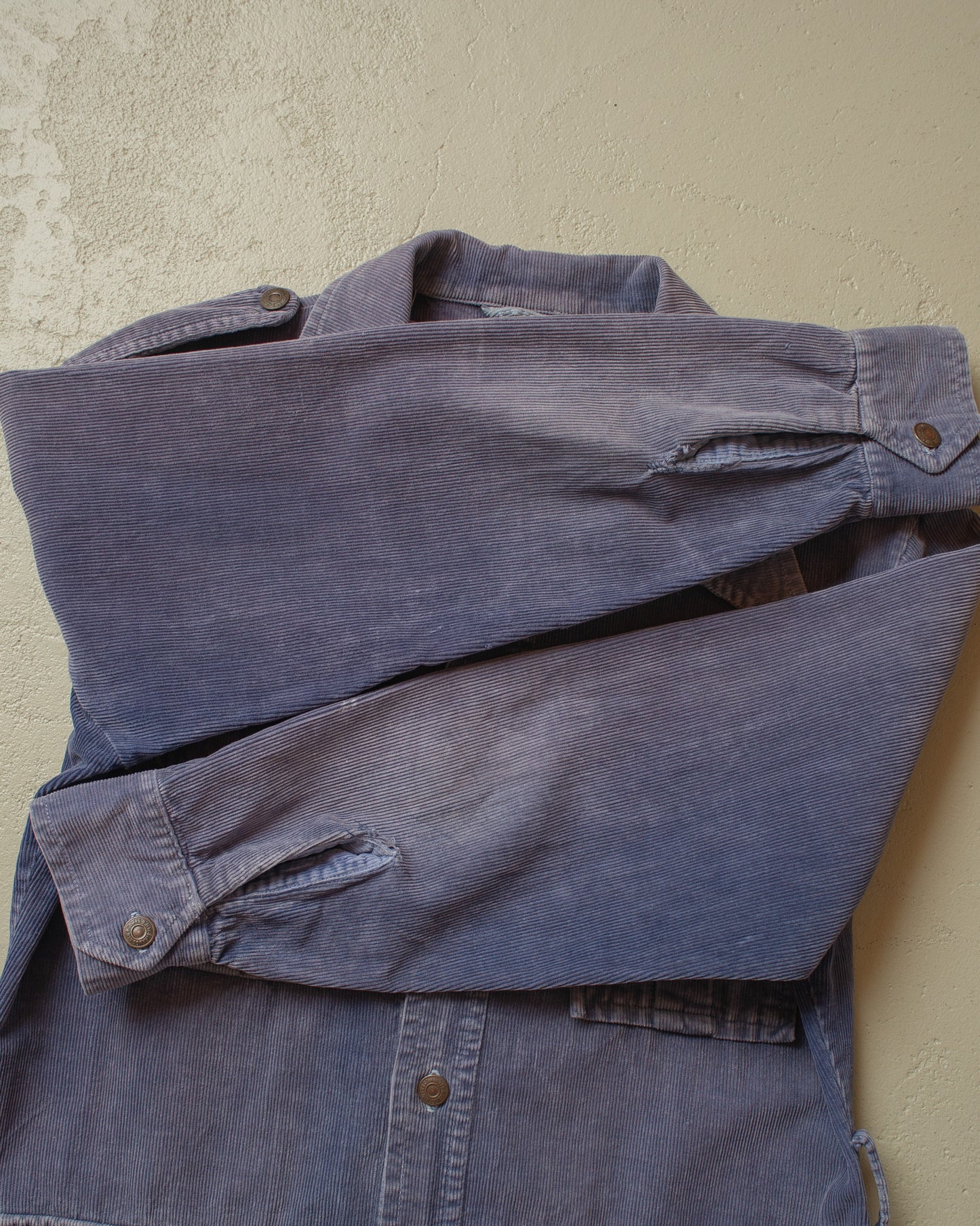 1960s Levi´s Big E Corduroy Safari Jacket faded blue - L/XL
