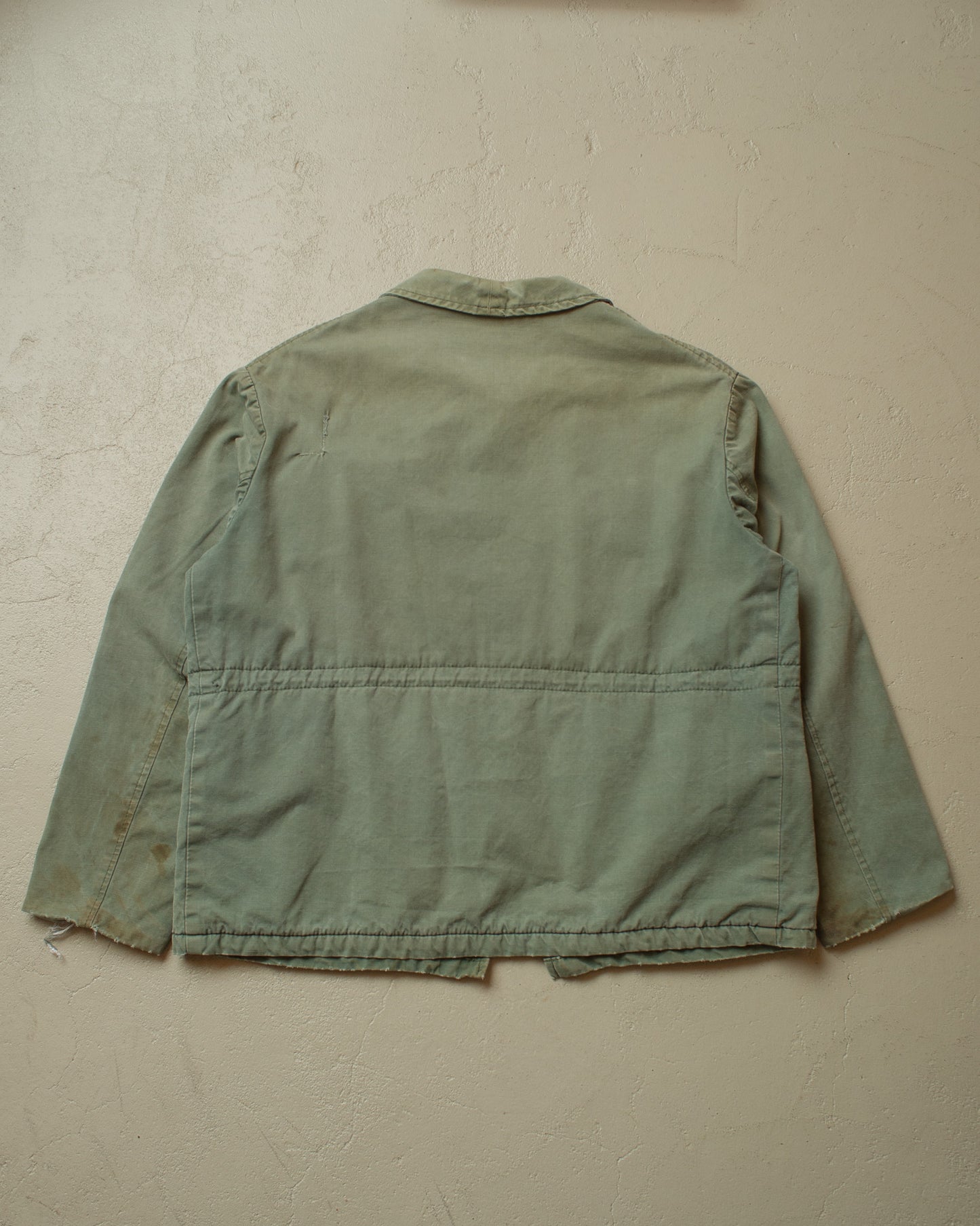 1960s/70s Faded Royal Hunter lined French Hunting Jacket green - M/L