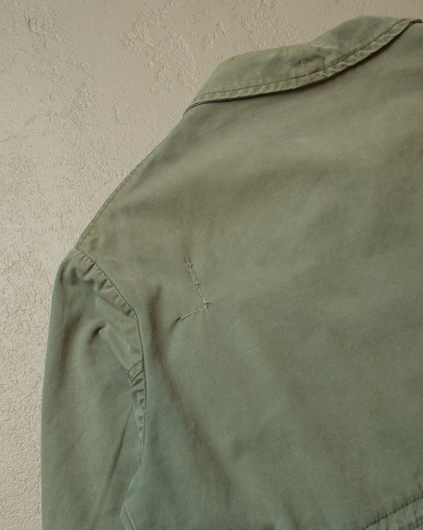 1960s/70s Faded Royal Hunter lined French Hunting Jacket green - M/L