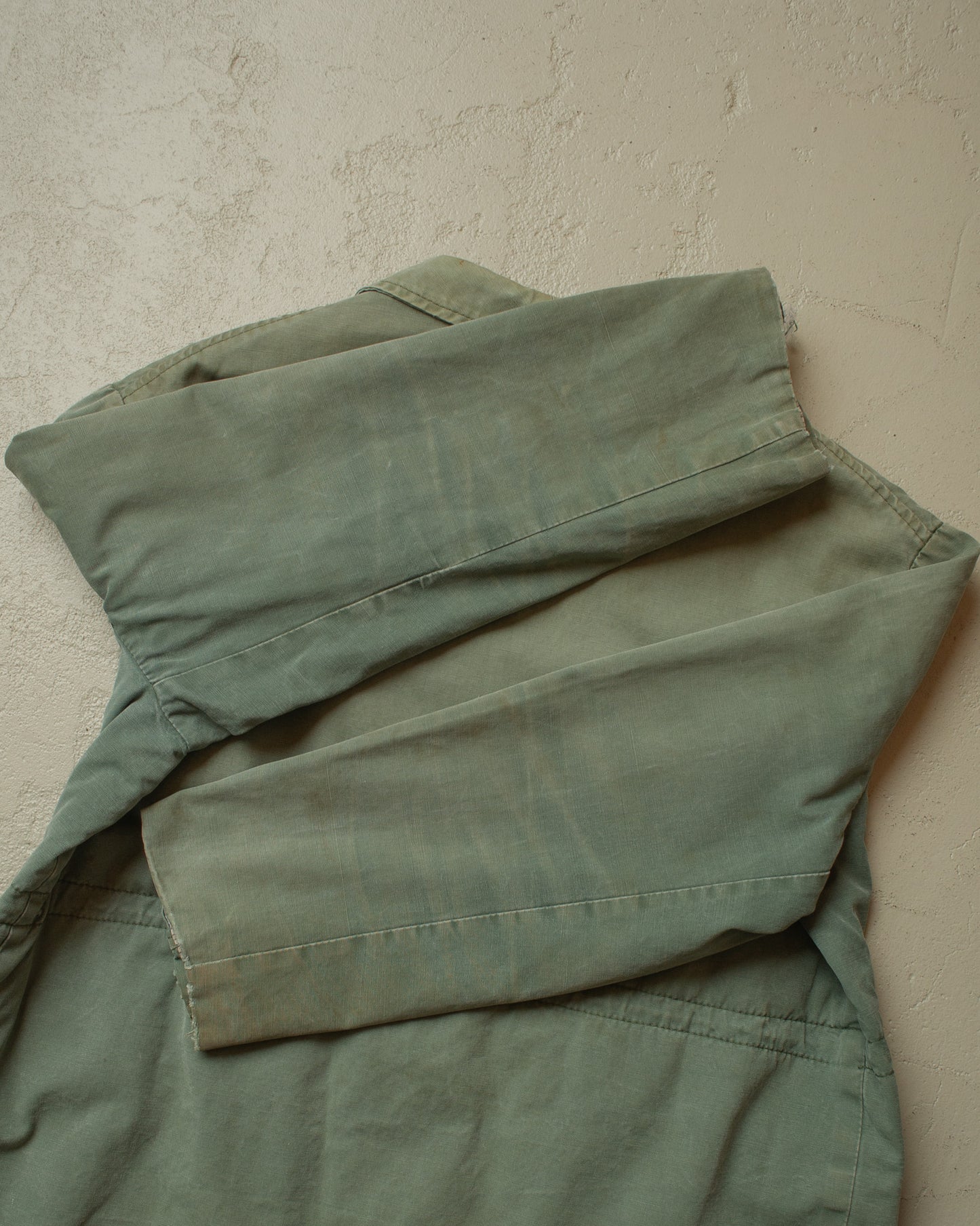 1960s/70s Faded Royal Hunter lined French Hunting Jacket green - M/L