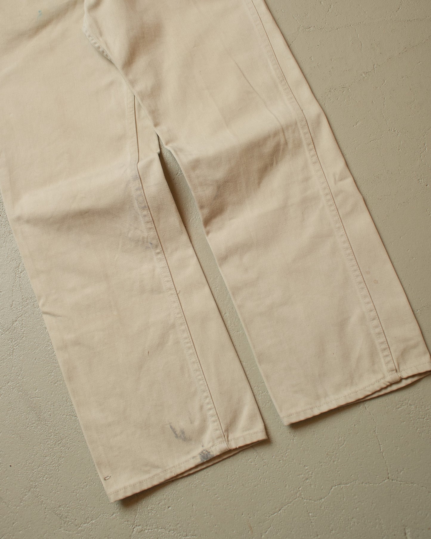 1960s Levi´s 518 Big E Straight Fit Jeans off white - W33 L28